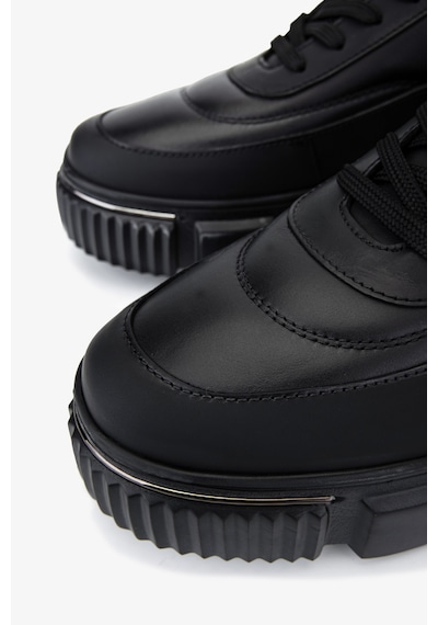 Valmenti Erkek Hakiki Deri Sneakers & Spor Ayakkabı 381 22035 Erk Ayk Sk25-26 Syh Dr/syh Mat Siyah
