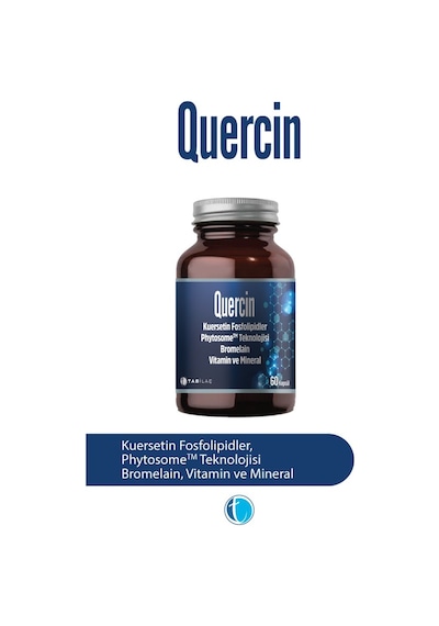 Quercin Fitozomal Quercetin 60 Bitkisel Kapsül