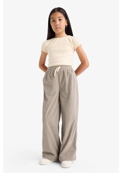 Defacto Kız Çocuk Wide Leg Beli Lastikli Geniş Paça Pantolon F3845a825wngr513 Gri-gr513 Defacto Kız Çocuk Wide Leg Beli Lastikli Geniş Paça Pantolon F3845a825wngr513 Gri-gr513