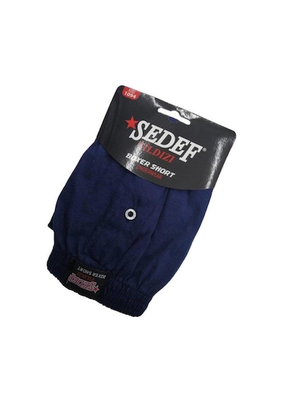 Erkek Düğmeli Penye Boxer 1094 - 6 Adet Lacivert