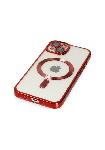 Apple iPhone Uyumlu 14 - Kılıf Kross Magneticsafe - Kapak - Kırmızı