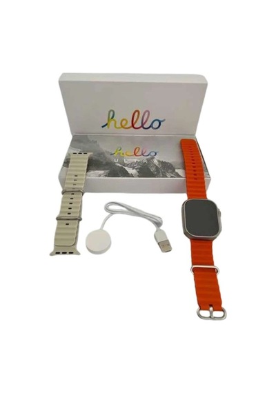 Mey İthalat Yeni Nesil 3 Kordonlu Kol Saati 49 Mm Amoled Ekran Akıllı Saat