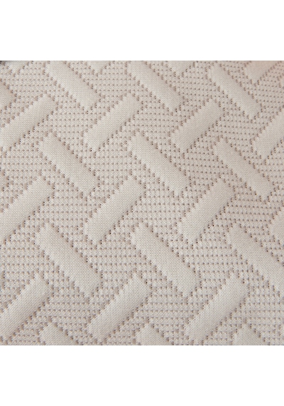 Soft Örme Çift Kişilik Yatak Örtüsü - Gri - 240x260 Cm Renkli