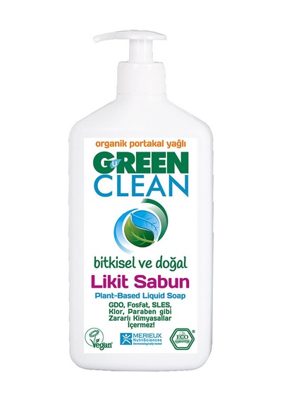2 Adet Green Clean Bitkisel Likit Sabun 500 Ml Diğer
