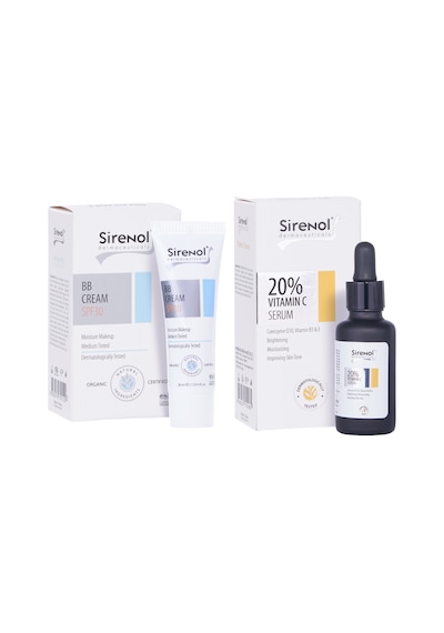 Sirenol BB Krem SPF30 Medium 30 ML + Vitamin C Serum 60 ML