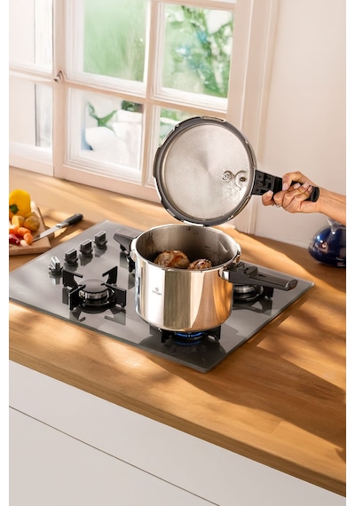 Emsan Fast Cooker Çift Emniyetli Düdüklü Tencere 6 Lt Siyah