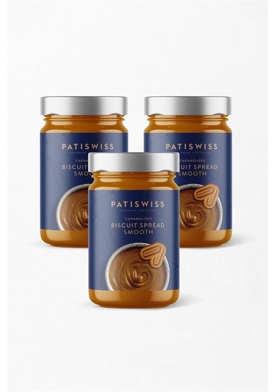 Patiswiss Karamelize Bisküvi Kreması Smooth 3'lü Set 3 x 380 G