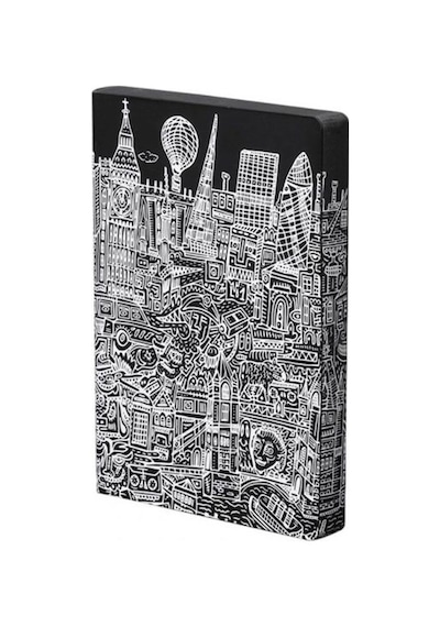 Nuuna Gri Noktalı A5 Defter London 52040 Çok Renkli