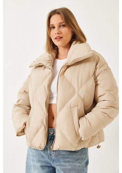 Shade Kadın Oversize Şişme Mont 10191065 - Bej