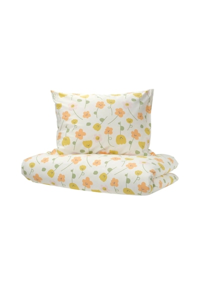 Ikea Barndrom Tek Kişilik Nevresim Takımı 150 X 200 Cm Beyaz - Açık Pembe - Açık Sarı - Açık Yeşil Çok Renkli