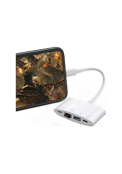 Ally Nk-1040 4in1 iPhone Uyumlu Lightning To Usb Kamera Adaptörü- 5775 Renkli