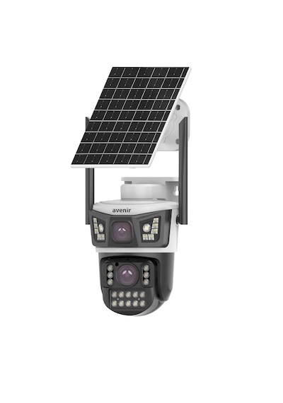 Av-s425 4mp 2 Kameralı Solar Ptz 4g Sim Kartlı Kamera