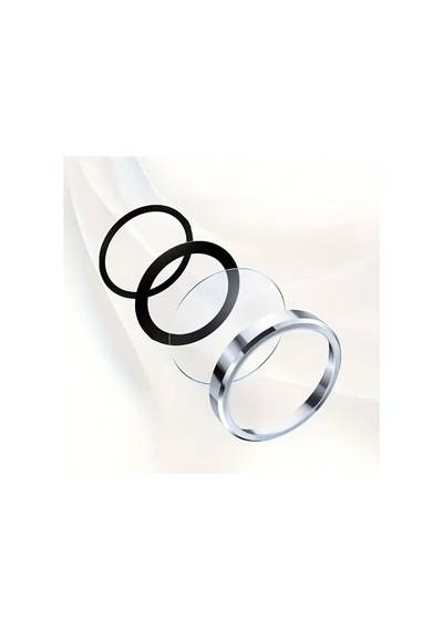 Apple iPhone Uyumlu  16 Pro Max Cppl Mikro Kamera Lens Koruyucu - Gri Gri