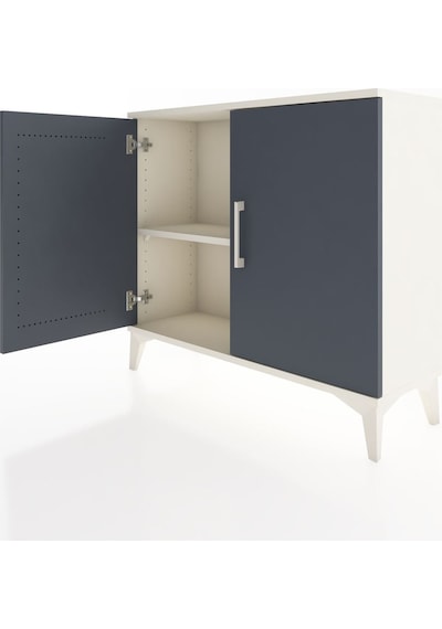 Arges Şifonyer Tek Raflı 2 Kapaklı 88x30x80 Aytaşı-antrasit Aytaşı