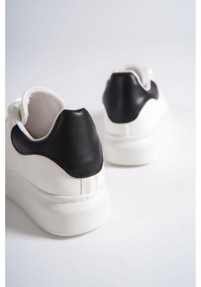Mubiano Mbmkq200-bs Kadın Kalın Taban Beyaz/siyah Sneaker & Spor Ayakkabı Beyaz/siyah