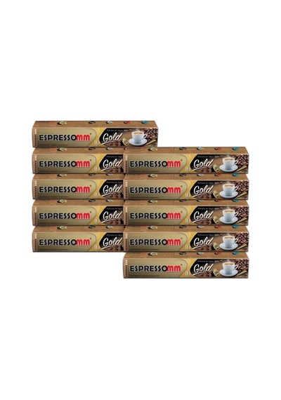 Espressomm Nespresso Uyumlu Gold Kapsül Kahve 100 Adet
