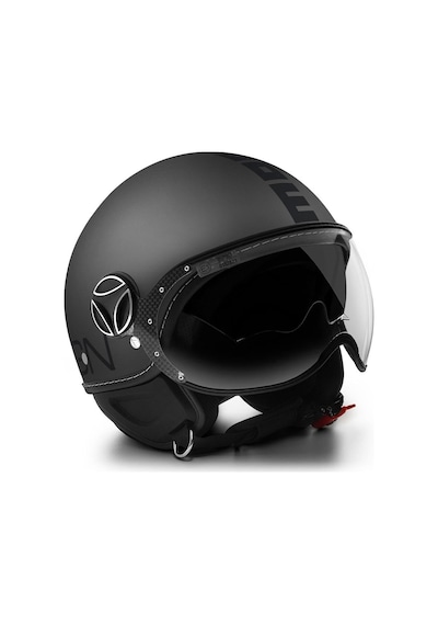 MomoDesign Fgtr Evo Mono Titanium Frost Black Açık Kask