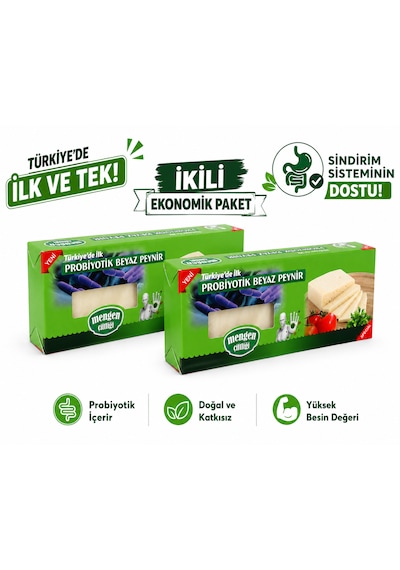Birinci Süt Probiyotik Beyaz Peynir 300 Gr 2 Li Ekonomik Paket Türkiye De İlk Ve Tek