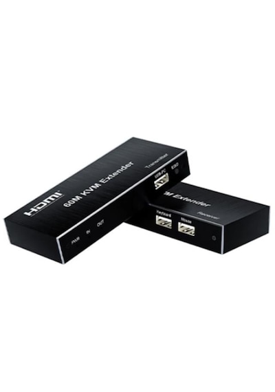 Novacom Nvc-kvm60 4k 60 Metre Hdmı+usb+ır To Cat6 Kvm Extender Renkli