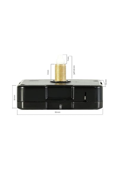 Exizticaret Quartz Akar Sessiz Duvar Saati Mekanizması 16 Mm Ve Seti Akrep - Yelkovan - Saniye Askısız Exiznm355 Diğer