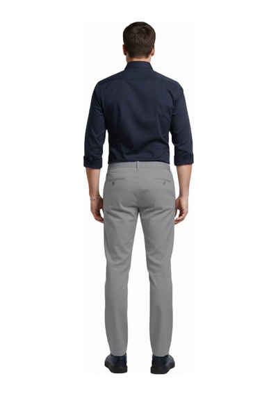 Deepsea Erkek Koyu Gri Esnek Kumaş Slim Fit Beli Lastikli Günlük Spor Pantolon 2601070 Koyu Gri