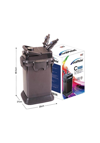 Dolphin C-1600 Akvaryum Dış Filtre Full Dolu