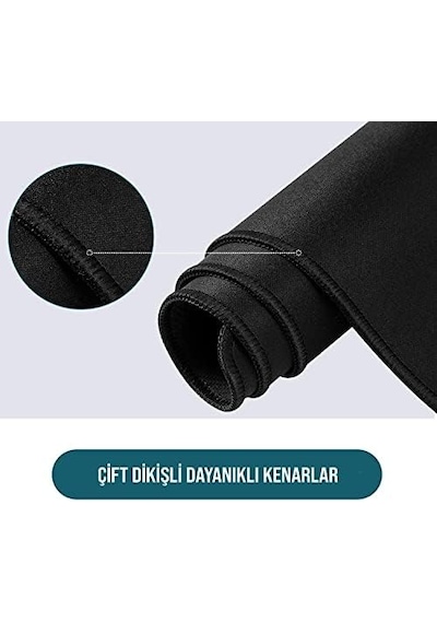 Pro - 6 Farklı Model Dikişli Kenar 70x30 Cm Oyuncu Gaming Mouse Pad White Map Lines