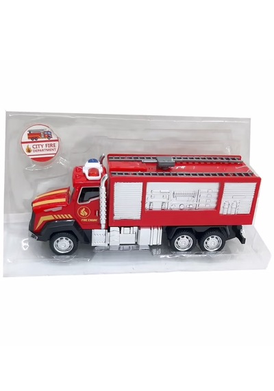 Can-em Oyuncak Pilli Sesli Işıklı Metal Kırmızı Çekbırak Itfaiyeler 16 Cm 881a 27
