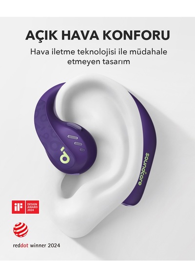Anker Soundcore Aerofit Pro Kulaklik Mor A3871