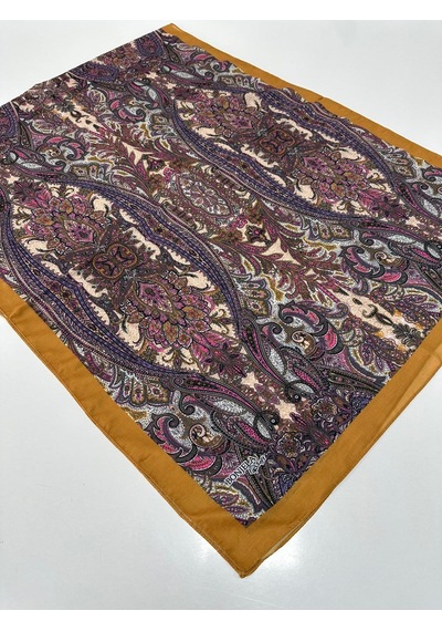Bonjela Soft Pamuklu Şal Etro Desen Lbs1904-43294 Çok Renkli