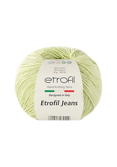 Etrofil Jeans El Örgü Iplikleri - 50 Gr / 160 Metre - Tüm Renkler
