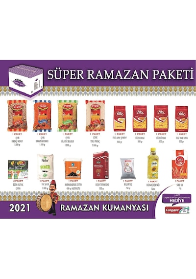 Mega Ramazan Paketi İhtiyaç Kolisi
