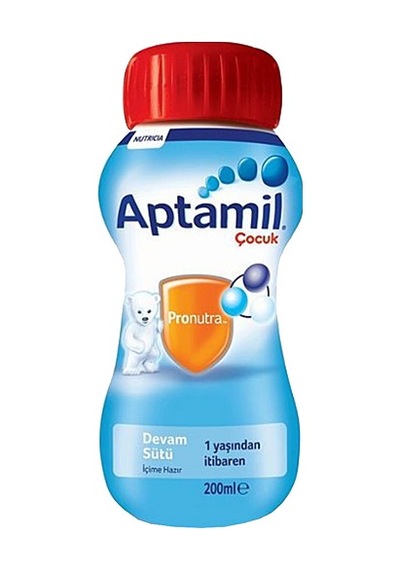 Aptamil +1 Yaş Çocuk Sıvı Devam Sütü 200 ML