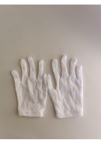 Öğrenci İş Teknik Etkinlik Eldiveni Beyaz 25 Çift