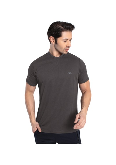 Crozwise 7134-06 Waffle Bisiklet Yaka Erkek Petek Dokuma T-Shirt