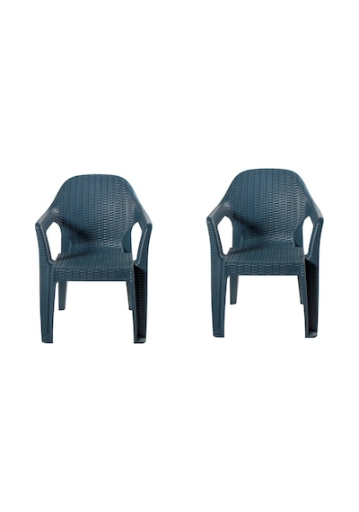 Hesaplimagazam Bs Plastik Rattan Polo 2 Adet Plastik Sandalye 2 Renk