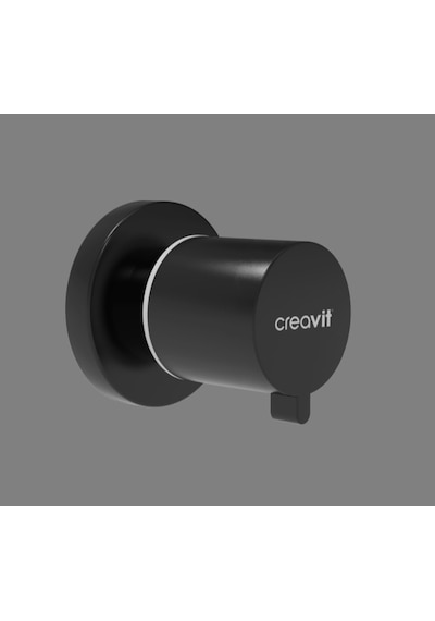 Creavit Ac50L Aç - Kapa Ara Kesme Valfi Taharet Musluğu Mat Siyah