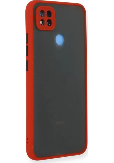 Newface Xiaomi Redmi 9c Kılıf Montreal Silikon Kapak - Kırmızı