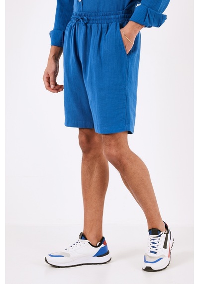 Buratti Pamuklu Regular Fit Cepli Müslin Erkek Short Cf24S657802 Saks