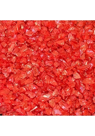 Tahtakale Toptancı Epoksi Mum Dekoratif 2-4 Mm Arlığında Gerçek Cam Kırığı 1 Kg Kırmızı Bakır