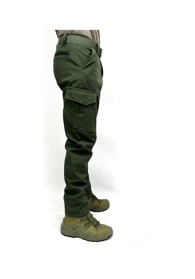 Kordak Erkek Içi Polarlı Tactical Outdoor Su Geçirmez Haki Softshell Pa