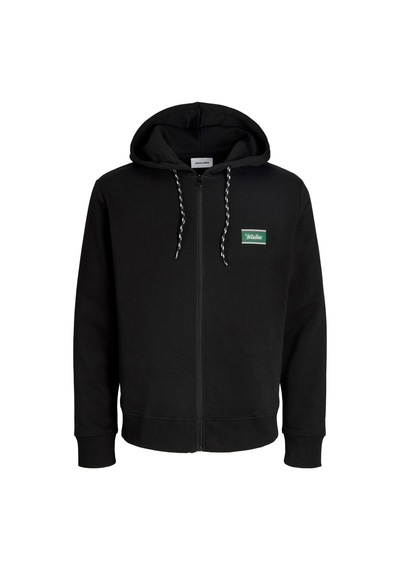 Jack & Jones Jjbuster Erkek Fermuarlı Kapüşonlu Sweatshirt Günlük Rahat Lacivert