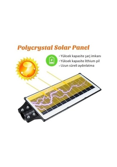 Cata 200w Güneş Enerjili Solar Sokak Aydınlatma Lambası Ct-4640