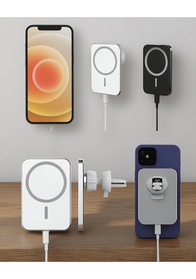 15w Kablosuz Şarj Cihazı, İphone Uyumlu, Araç İçi Telefon Tutucu Çok Renkli