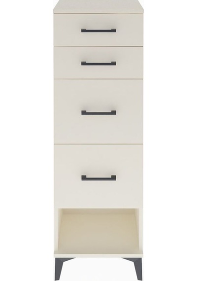 Arges Dolap 4 Çekmeceli 44x30x134 Aytaşı-aytaşı Aytaşı