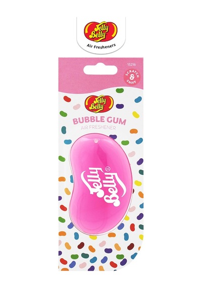 Jelly Belly 3d Hanging Asma Koku Bublegum 18gr. Tatlı Sakız, Keklik Üzümü, Vanilya, Portakal Aromal