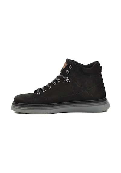 Pierre Cardin 1361654-24k Siyah Nubuk Hakiki Deri Erkek Bot 001