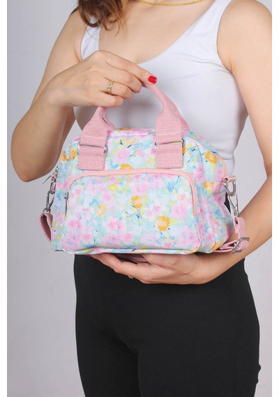 Kore Tarzı Çanta Crossbody, Desenli Kadın Omuz Çantası
