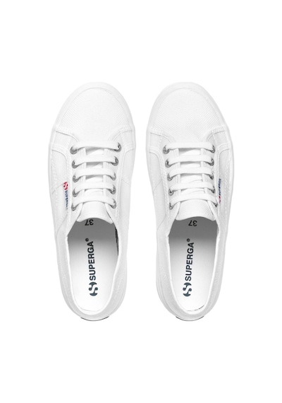 Superga 2555 Alpina Unisex Beyaz Bileksiz Sneaker Siyah