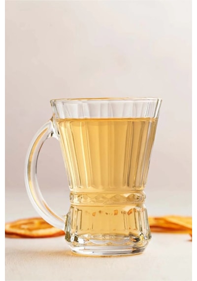 Lav Venüs Cam Kulplu Çay Bardağı 6 Kişilik 150 ml Kulplu